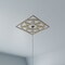 Ekena Millwork Blume Wood Fretwork Pierced Ceiling Medallion, Hickory, 26"OD x 9"ID x 3/8"T CMWP26X26X0375BLHI - alternate 6